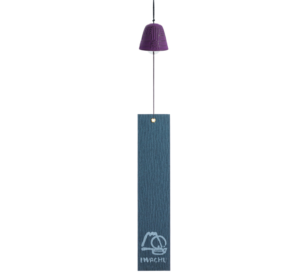 Iwachu Furin Feng Shui Bell Purple 4,5 cm