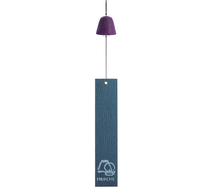 Iwachu Furin Feng Shui Bell Purple 4,5 cm