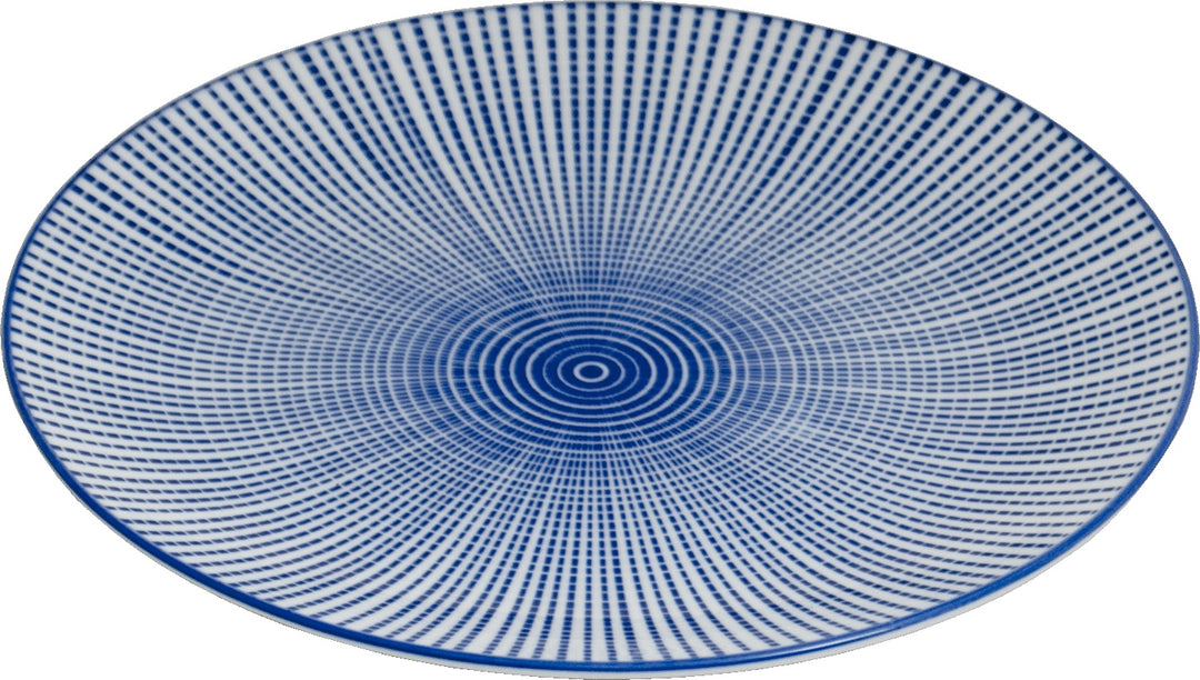 Tokusa China blue Round 26.7 cm