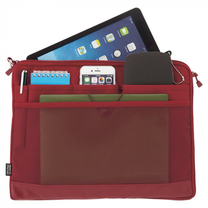 LIHIT LAB Japan Smart Fit Bag in Bag A4 Blue